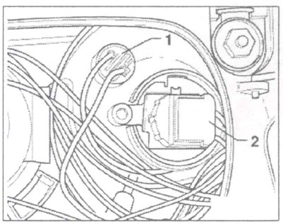 Замена замка/выключателя зажигания VW Passat B5